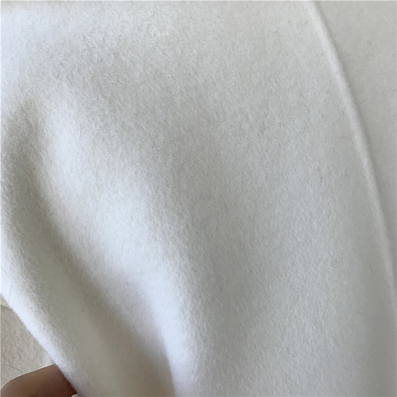 Close-up of white fabric texture