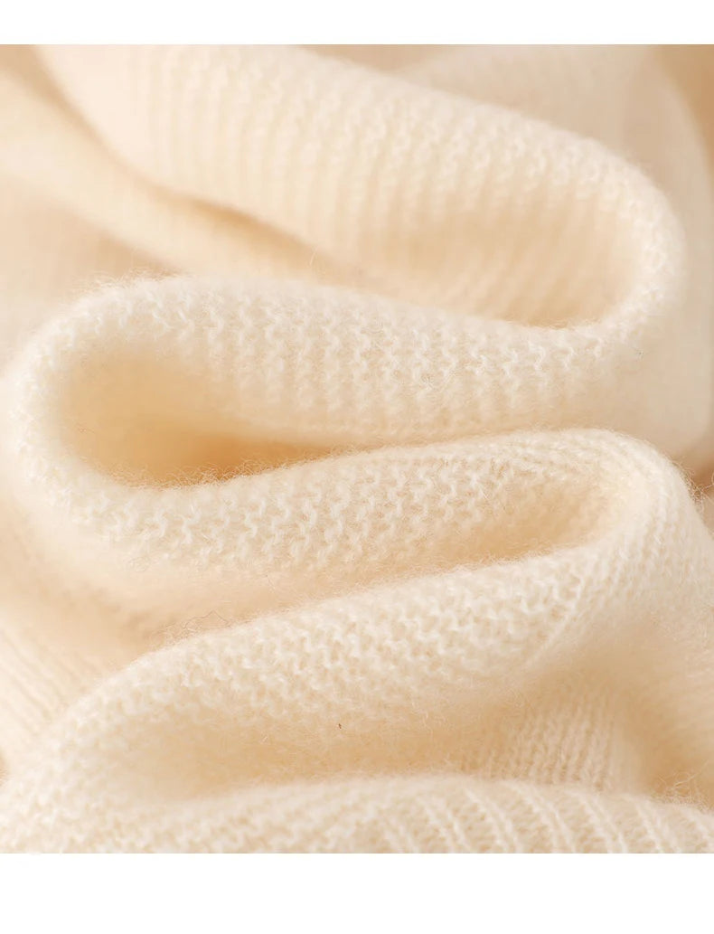 Close-up of beige fabric with a soft texture