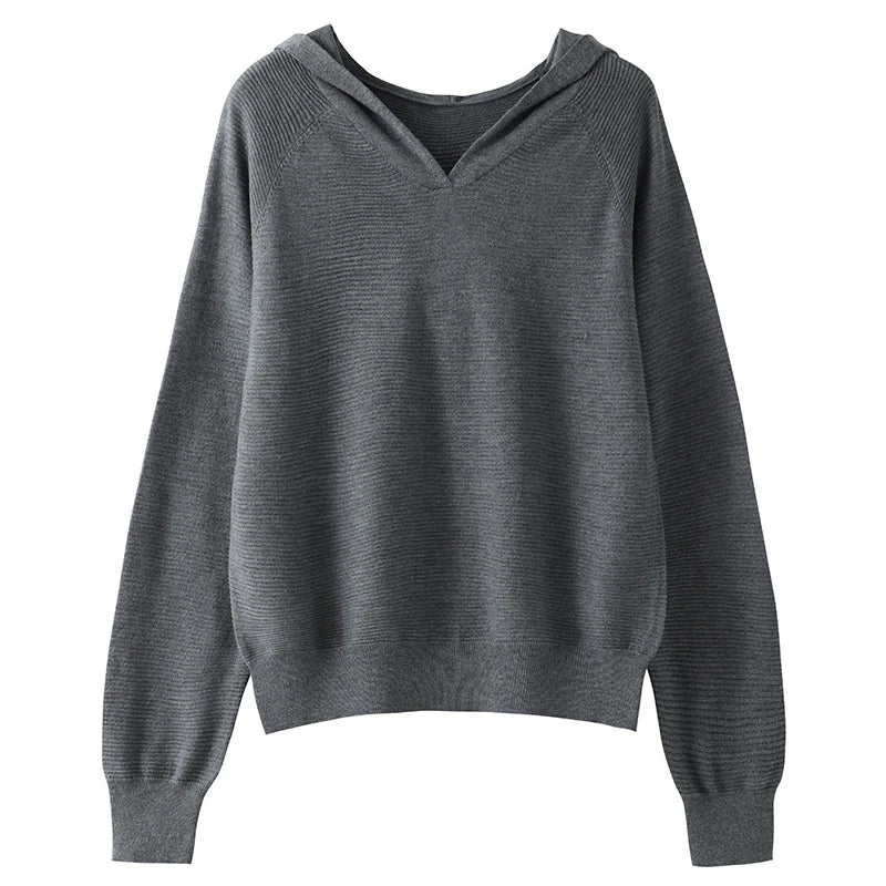 Gray hoodie on a white background