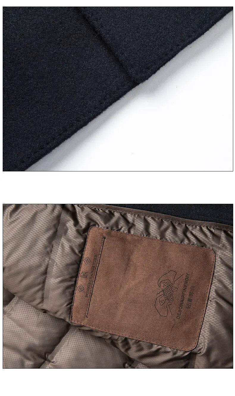 Woolberry Wool Coat, Detachable Down Liner