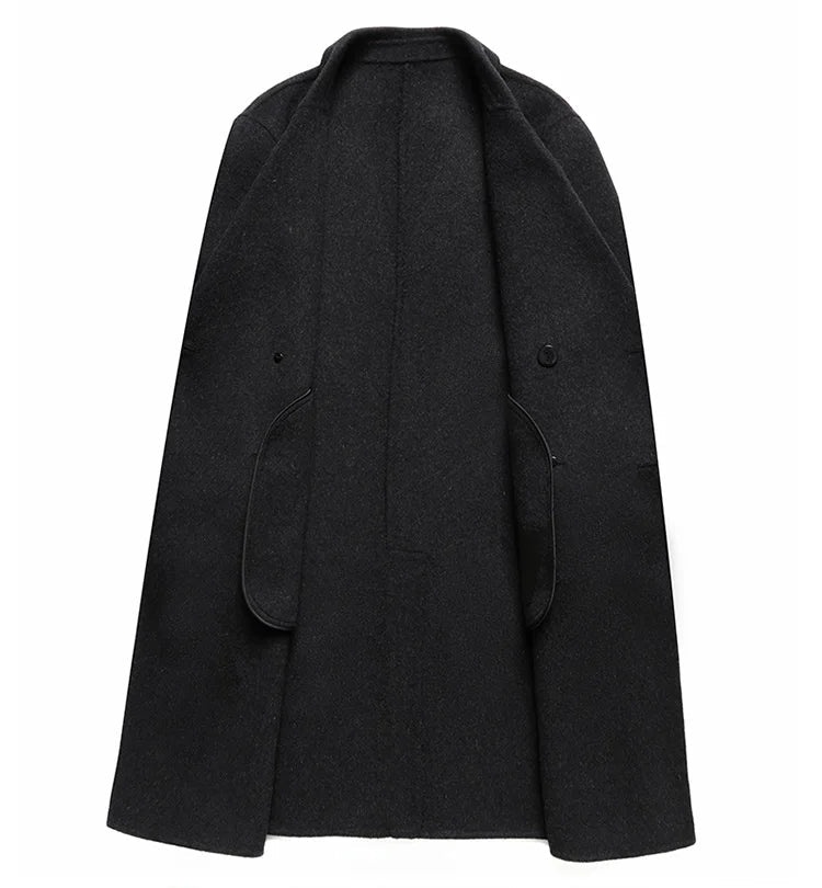 Black coat on a white background
