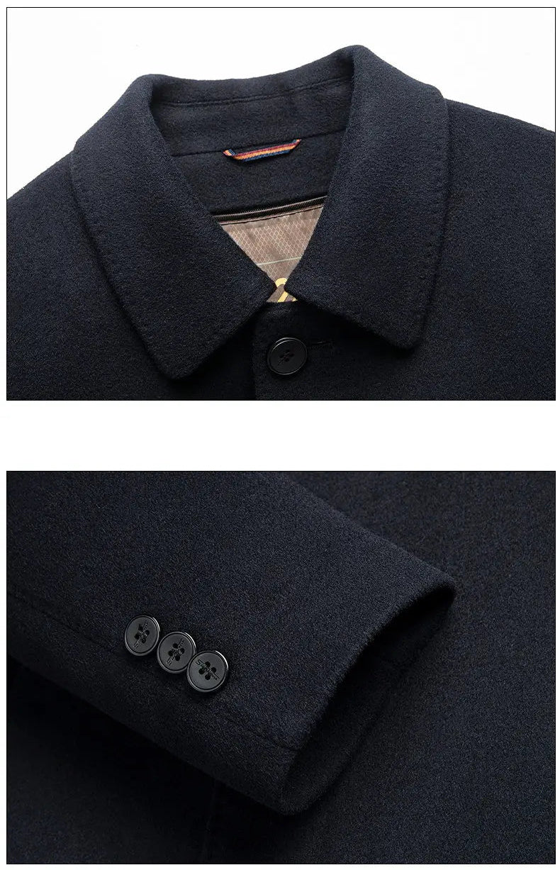 Woolberry Wool Coat, Detachable Down Liner