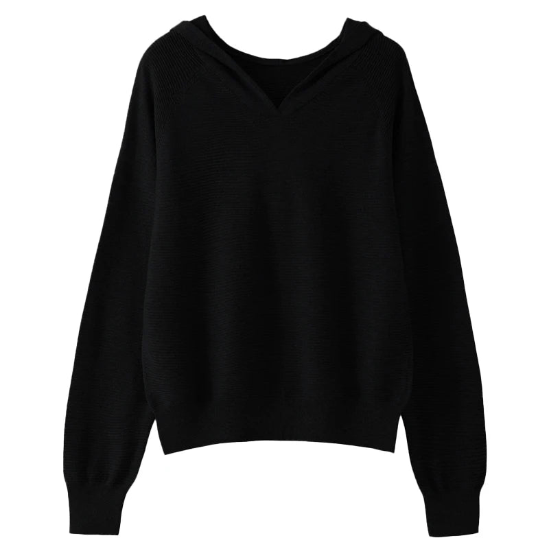 Black hoodie on a white background