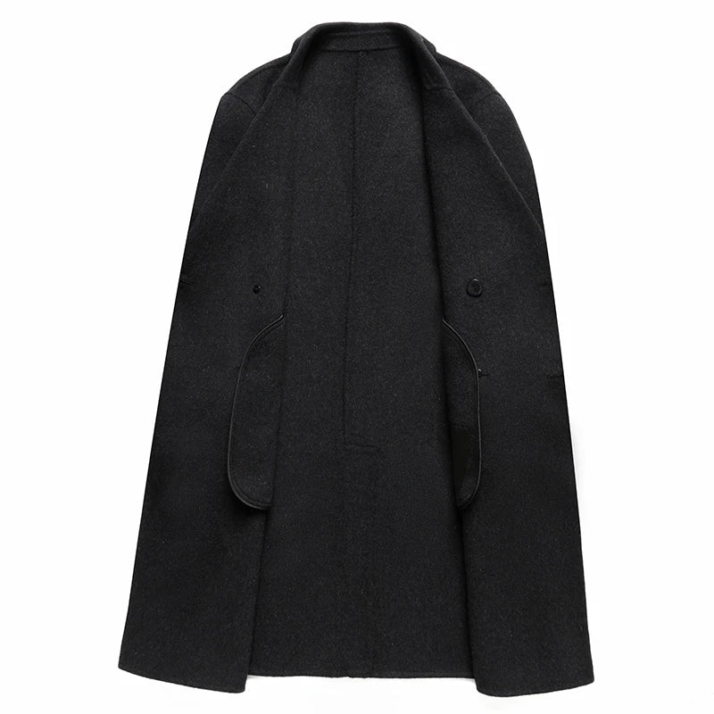 Black coat on a white background