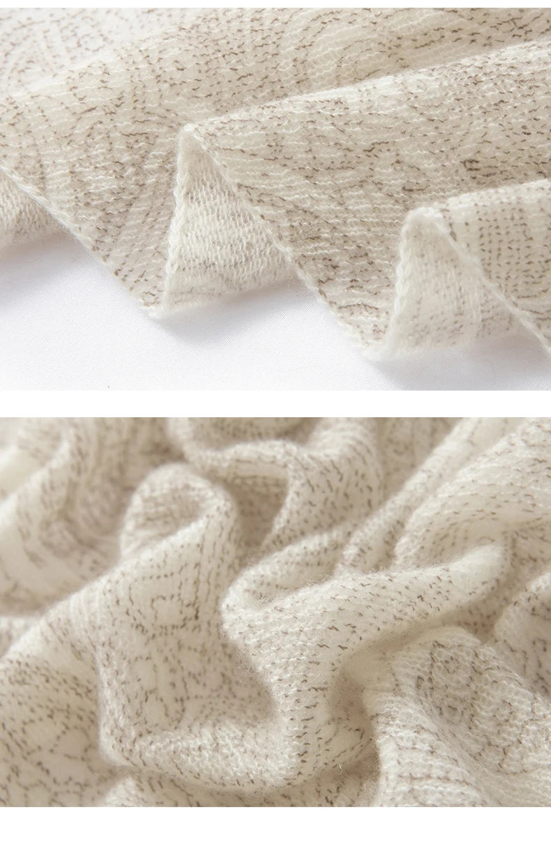 Close-up of textured beige fabric on a white background