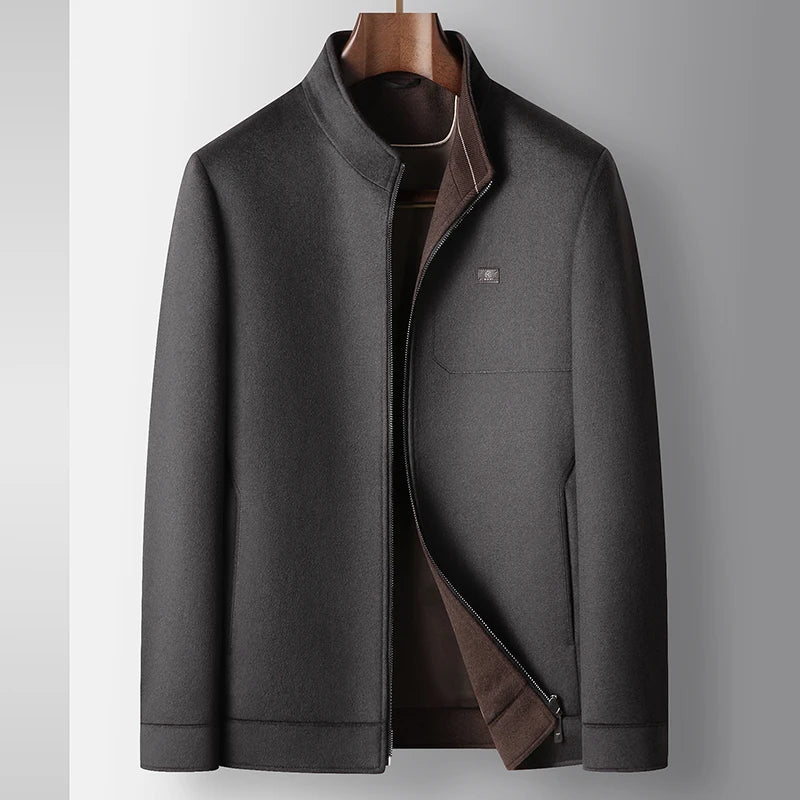 Woolberry Wool-Cashmere Coat, Zipper