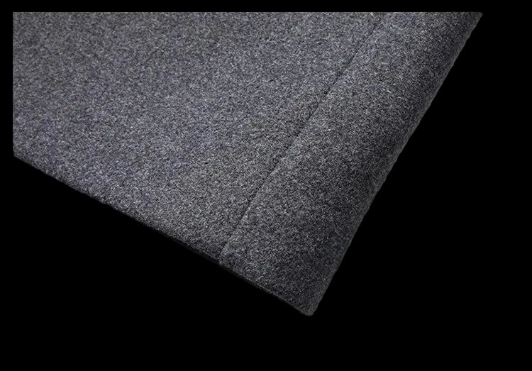 Close-up of gray textured fabric on a white background