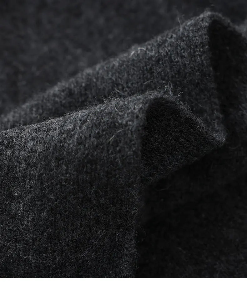 Close-up of dark gray fabric texture